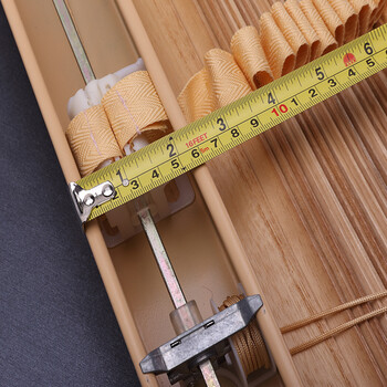 GRACEBLINDS 美国实木百叶窗帘 卧室遮光帘 卫生间防水窗帘阳台窗帘定制 50mm叶片+梯绳