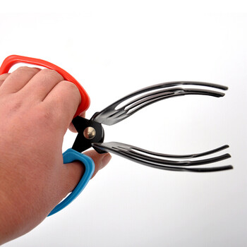 户外 免脏手控鱼钳 夹鱼器 抓鱼器 控鱼夹 鱼夹子钓鱼渔具套装