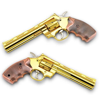 1205m686左轮枪全金属左轮模型玩具枪合金枪军事收藏礼品枪模可拆卸弹