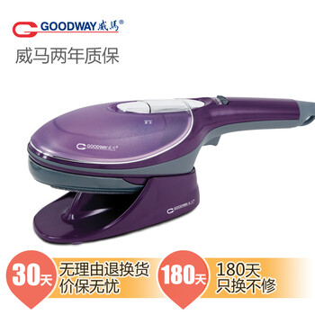 
                                                            威马（GOODWAY）家用手持挂烫机 旅行便携熨烫机迷你蒸汽电熨斗 G-682紫色                