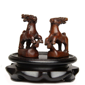 荣归攀禄禄马来福摆件风水家居装饰2017年吉祥物 一只