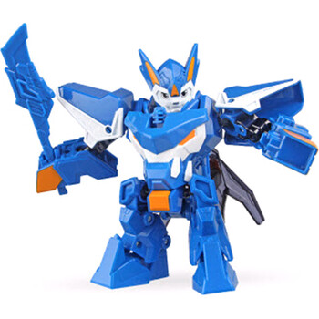 泰戈超级装百变神兽变形金刚超变武兽儿童玩具公仔 手动变形卓锋