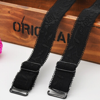 内衣肩带弹力带文胸布带提花防滑调整型内衣带加宽胸罩带松紧带双肩带