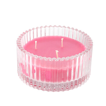 
                                        代字行 家居 CANANGA 卡纳格 薰衣草花香味烛台香薰蜡烛 玻璃烛台婚庆生日蜡烛 花香味                