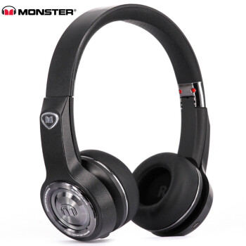 魔声（Monster）Element 元素 头戴式无线蓝牙耳机 触控按键时尚贴耳式耳机 魔声音质音乐耳机 黑岩石