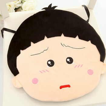 可爱学生坐垫办公室餐桌坐垫儿童透气椅垫电脑四季休闲萌坐垫 委屈款