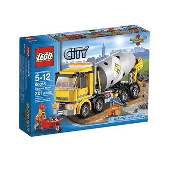 lego乐高legocity城市系列水泥搅拌车60018