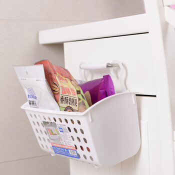 日本进口沥水篮挂篮挂钩收纳筐水槽悬挂置物篮浴室收纳篮白色 图片价格品牌报价 京东