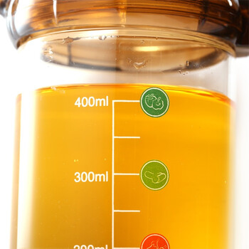 
                                        悠佳 玻璃防漏控油壶厨房用品食用油桶调味罐酱油瓶醋瓶U-1319-Z                