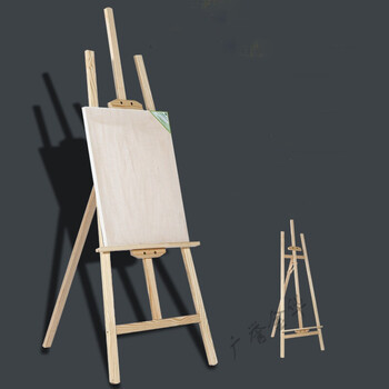 广告展示架 木制素描画架 图片色 总长145cm*底宽53cm