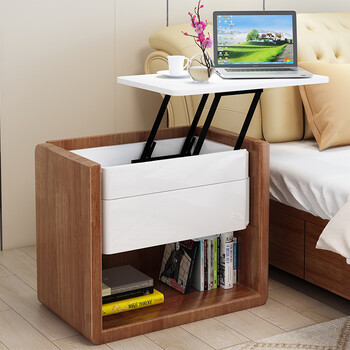 华纳斯huanasi华纳斯床头柜伸缩储物床柜图片色床头柜2个