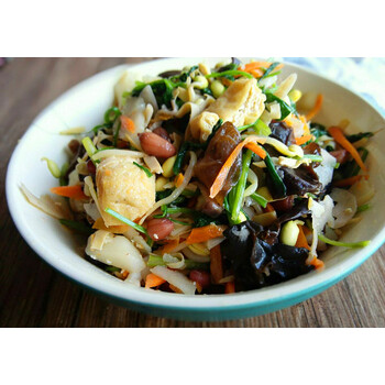 光迅 南京特产绿柳居 素什锦 十样菜传统美食熟食