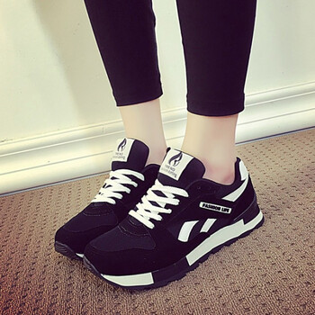 秋季女鞋2017新款女生运动鞋女韩版原宿高中学生休闲百搭跑步鞋子