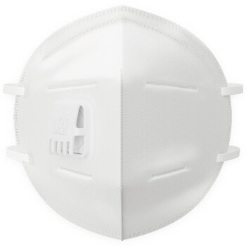 畅呼吸 防护口罩（折叠款）单枚装 大码 白色JM02V-N95