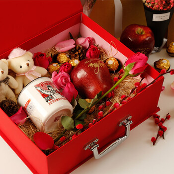 原创定制圣诞节平安夜平安果礼物男女友朋友苹果礼盒世界一号蛇果