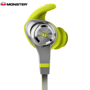 魔声（Monster）iSport Intensity 爱运动 强度 无线蓝牙运动耳机 带耳麦手机耳机 入耳式运动耳机 绿色
