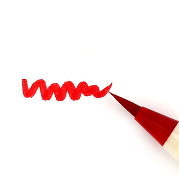 彩色毛笔漫画笔水彩颜料单头书法软笔 红色