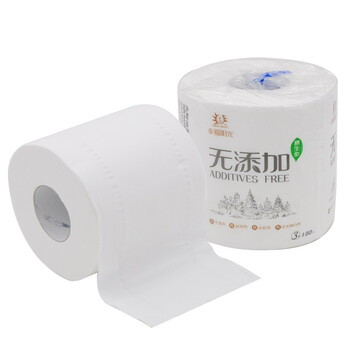 幸福阳光 有芯卷纸 无添加 3层180克*36粒(整箱销售)