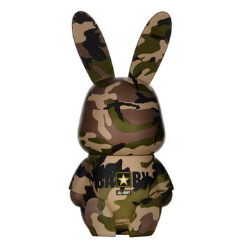 rabbit兔子保温杯子 张柏芝同款儿童保暖杯水壶女 迷彩 迷彩兔(磨砂)