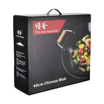 
                                        美思工房无涂层老式铁锅不生锈炒锅双耳圆底无油烟不粘锅40cm传统大锅具 40cm圆底炒锅                