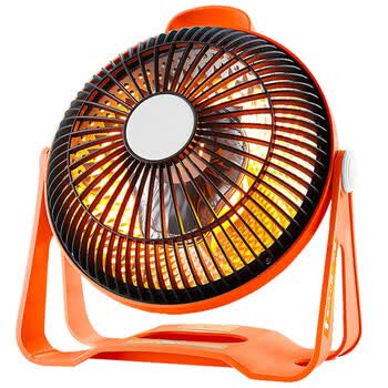 迷你小太阳取暖器 暖风机家用省电电暖器电暖气台式 橙色
