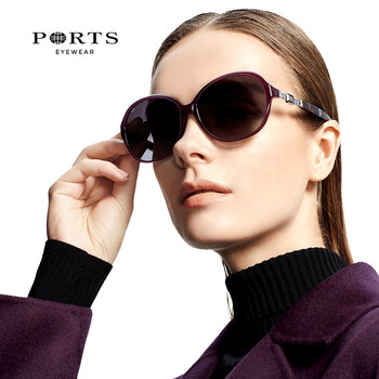 宝姿 眼镜太阳镜遮阳墨镜休闲时尚潮流 psf13613 紫色【图片 价格