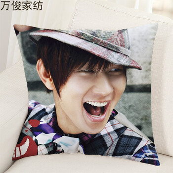 diy定制周边照片 林俊杰抱枕头 学生午睡靠垫同学生日礼物 l7 豪华60