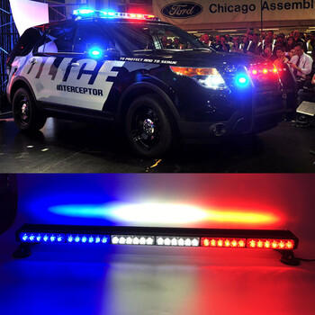 进口大功率led长排爆闪灯超亮 长杠灯爆闪灯吸顶暴闪灯棍子灯开道警灯