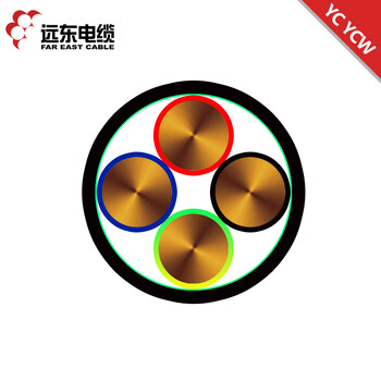 远东电缆 YCW 4*4国标户外移动用重型橡套软电缆 1米【有货期50米起订不退换】