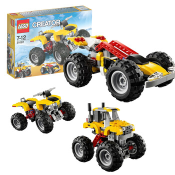乐高lego 创意系列 四轮越野摩托车31022 儿童积木拼插积木 6岁以上