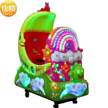 摇摇车新款2017投币儿童婴儿电动带音乐商用玩具摇摆机月光宝盒 月光