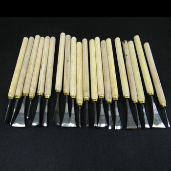 雕刻刀 木雕 套装修光刀20件套雕刻刀木雕 磨好