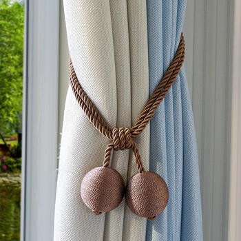 窗帘挂钩绑带现代成品遮光帘布窗帘布布带隔热隔断衣帽钩中式钩挂装饰