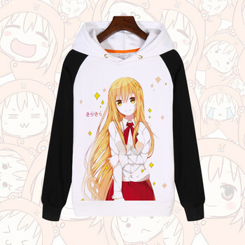 新款干物妹小埋动漫周边印花外套干物女二次元学生秋冬加厚加绒卫衣
