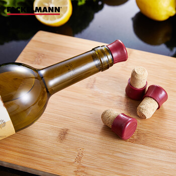 德国法克曼红酒塞套装 4件装软木红酒塞红酒瓶塞 洋酒葡萄酒瓶塞子