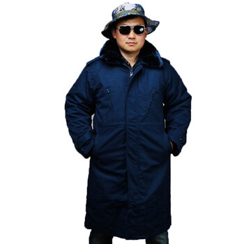 运动户外常服空士兵棉大衣保暖防寒加厚棉袄防寒服军大衣 图色 165