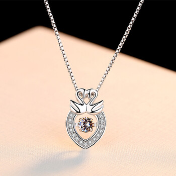 歌兰蒂斯 s925纯银项链 吊坠 女士 情人节礼物送女