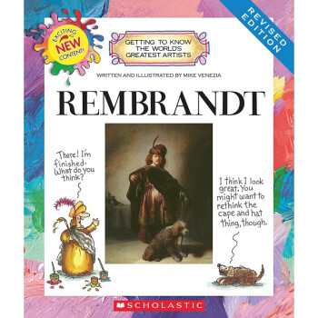 我需要知道的伟大艺术家系列 伦勃朗 英文原版 Rembrandt 画家知识科普