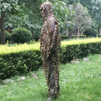 极地袋鼠吉利服丛林伪装服绝地求生吃鸡吉利服观鸟户外用品套装3d仿生树叶伪装服 图片价格品牌报价 京东