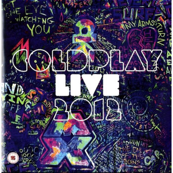 现货 Coldplay Live 2012 酷玩乐队 2012演唱会 CD+DVD 大牌