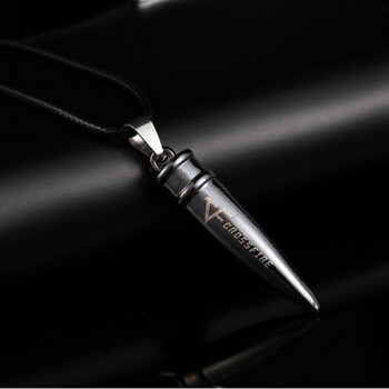 亚娃男士钛钢项链 十字架个性图案大全 项链男吊坠 饰品 子弹