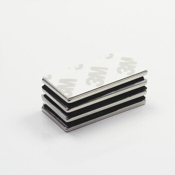 一件4片强磁片长方形f40x20x2mm背3m胶超薄强力磁片吸铁石磁铁