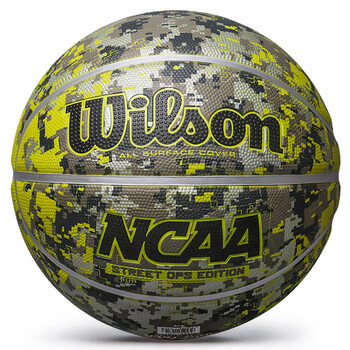 威尔胜Wilson WB181C 篮球 室内外通用 硬地吸湿蓝球 防水耐磨 防滑 橡胶篮球