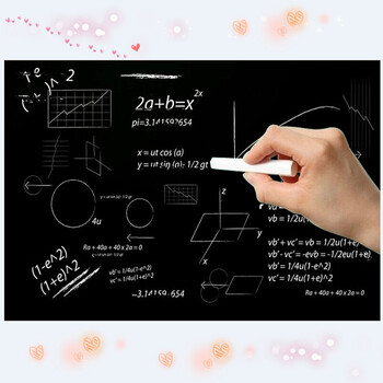 
                                        【黑板贴】墙饰墙贴环保加厚教学送粉笔 可移除儿童房涂鸦送粉笔 0.6*1.5M                