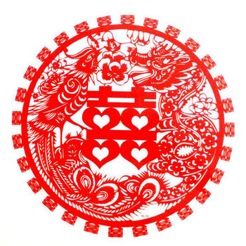 样样红 喜字贴静电贴压床喜婚礼心形喜龙凤婚庆婚礼窗花玻璃贴婚庆用品 龙凤喜字国庆特惠 喜结良缘-1个 40*40cm