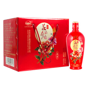 同裡紅花好月圓清爽型黃酒10度480ml6瓶整箱裝