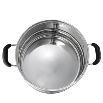 
                                                            爱仕达（ASD） 不锈钢两层蒸锅加厚复底 电磁炉通用 26CM WG1526NL 电磁炉通用                