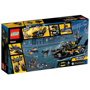 lego 乐高 super heroes超级英雄系列 蝙蝠船海港追击 76034详细参数