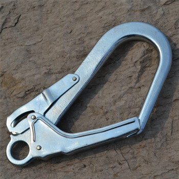 国标安全钩自锁钢挂钩攀岩快挂登山钩弹簧钩扣保险钩葫芦钩狗链扣 20