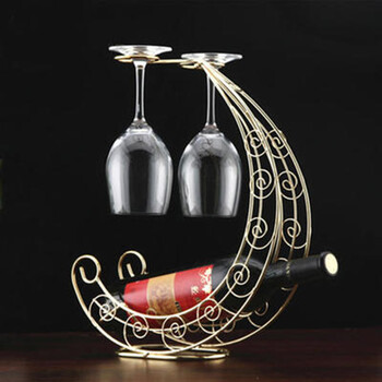 倾阑红酒支架红酒架摆件酒瓶架红酒架子洋酒摆